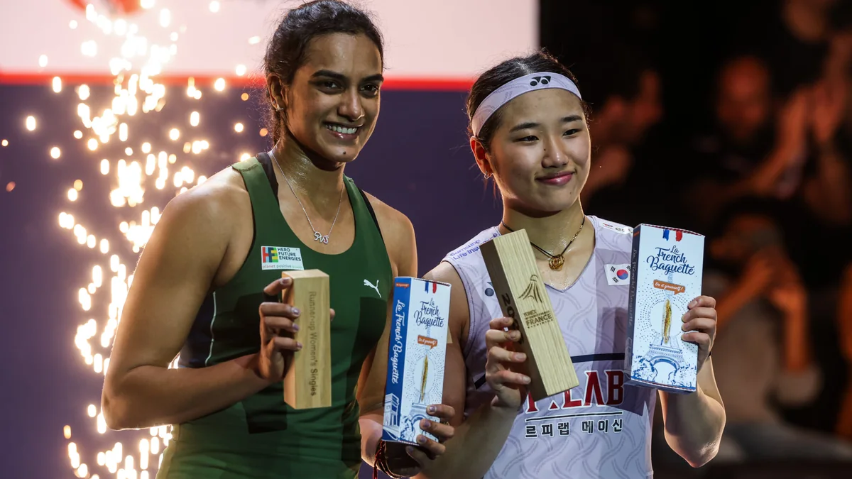 PV Sindhu Wins the First Game of the French Open Final, Then Takes 23 of the Last 65 Points